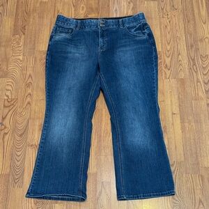 Lane Bryant Dark Blue Bootcut Jeans